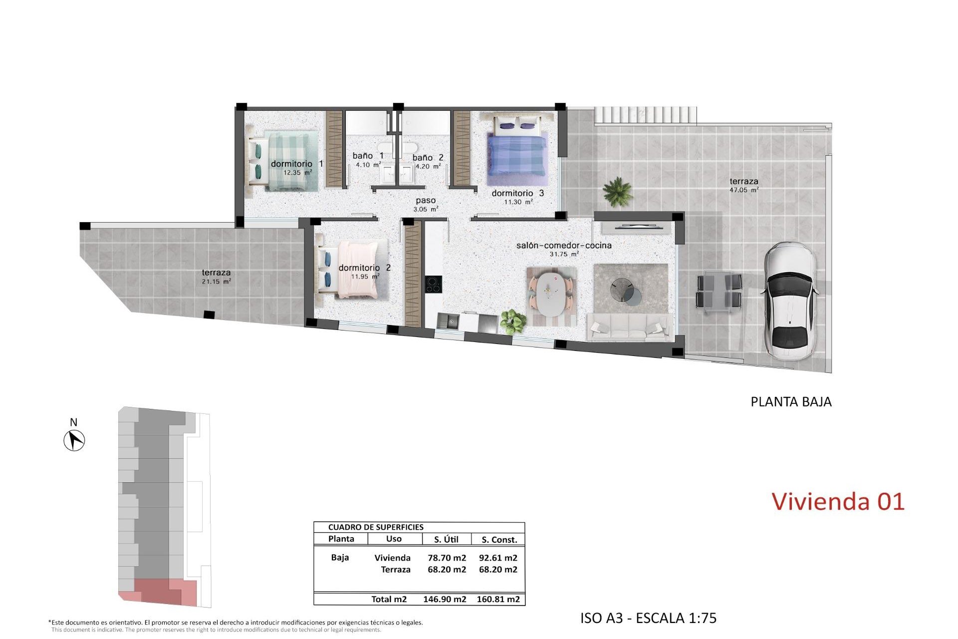 Nieuwbouw Woningen - Bungalow -
Pilar de la Horadada - pueblo