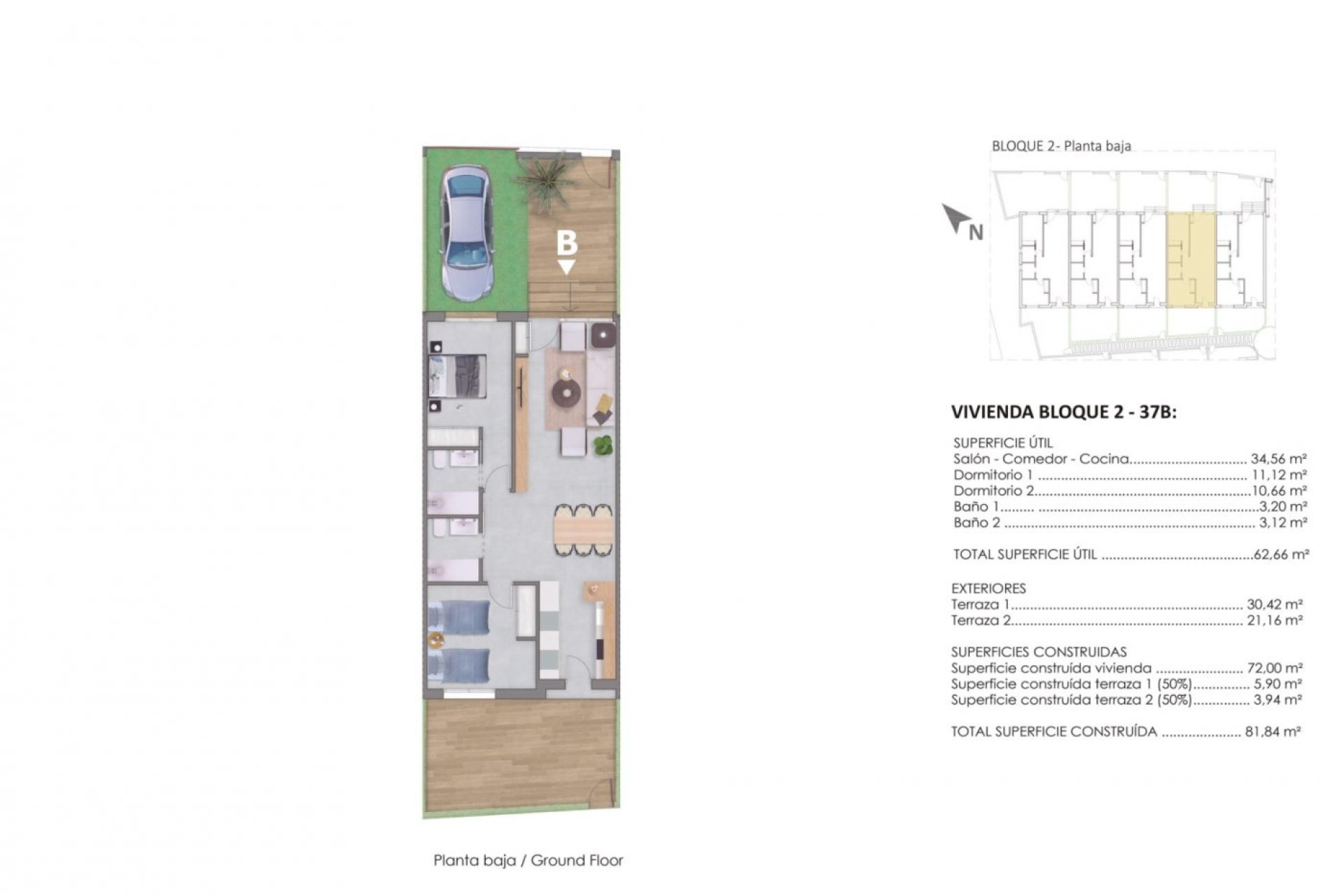 Nieuwbouw Woningen - Bungalow -
Pilar de la Horadada - pueblo