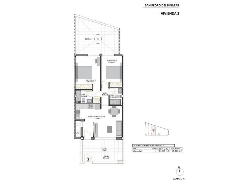 Nieuwbouw Woningen - Bungalow -
San Pedro del Pinatar - Los Cuarteros