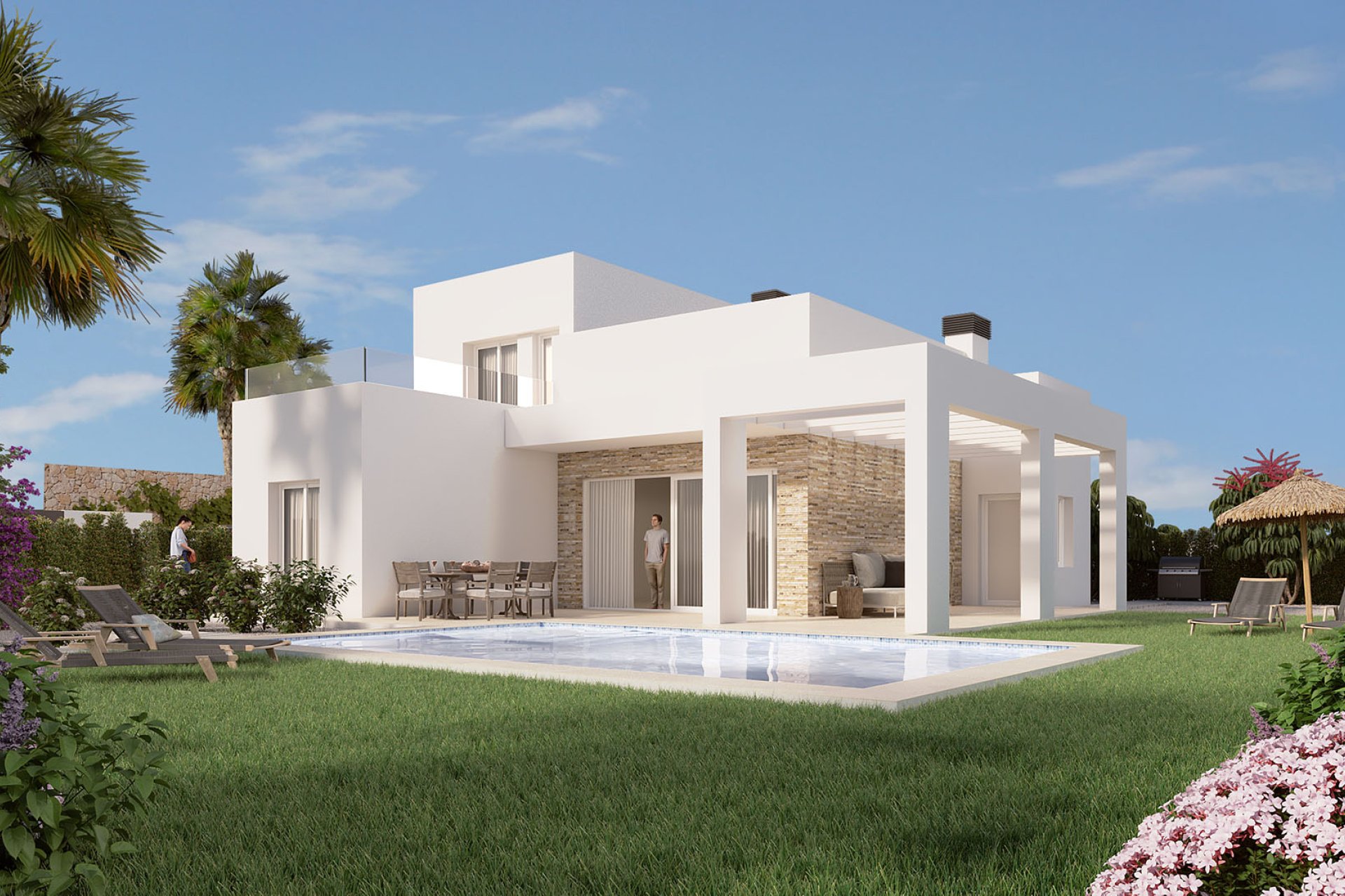 Nieuwbouw Woningen - Geschakelde Villa -
Algorfa