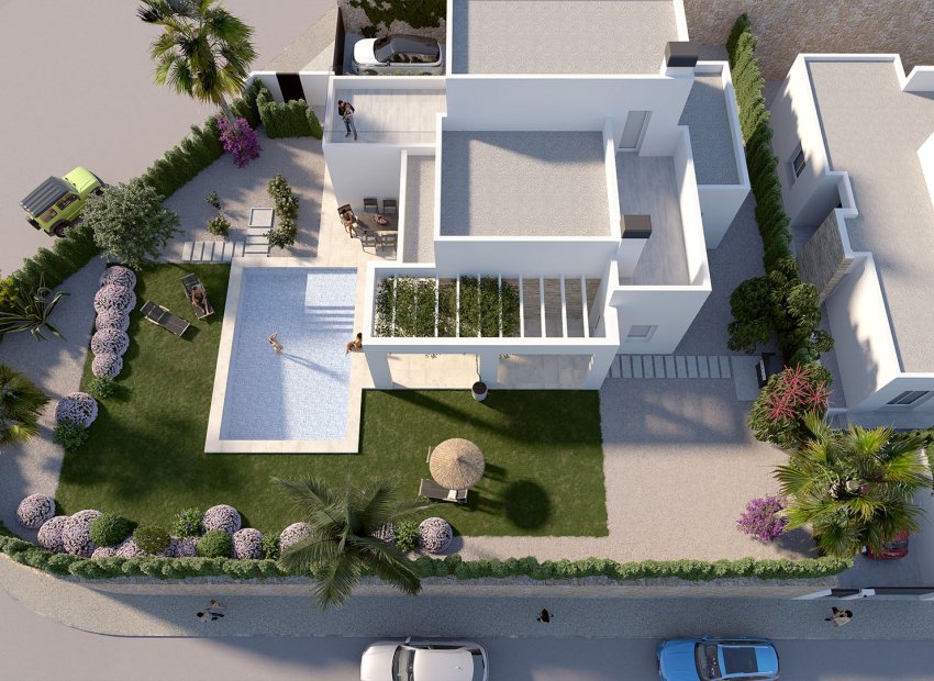 Nieuwbouw Woningen - Geschakelde Villa -
Algorfa