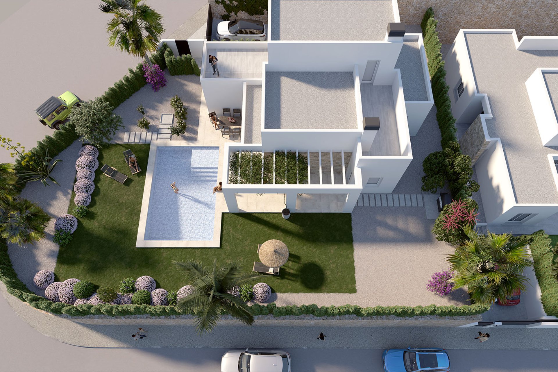 Nieuwbouw Woningen - Geschakelde Villa -
Algorfa