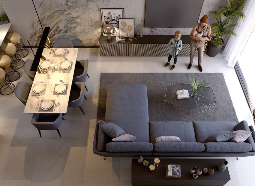 Nieuwbouw Woningen - Geschakelde Villa -
Algorfa