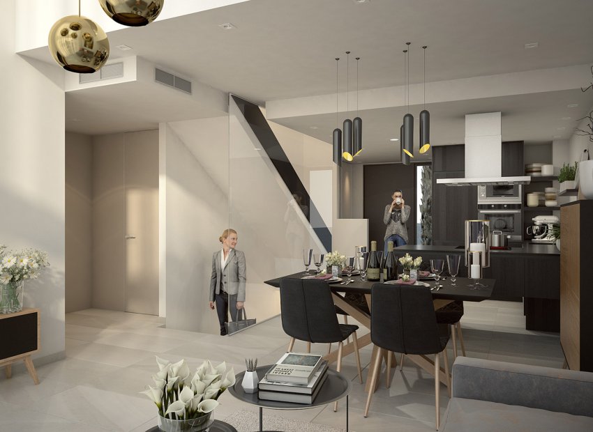 Nieuwbouw Woningen - Geschakelde Villa -
Algorfa