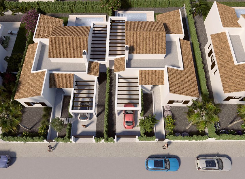 Nieuwbouw Woningen - Geschakelde Villa -
Algorfa