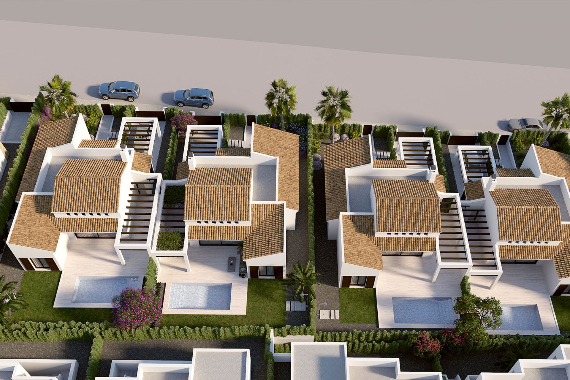 Nieuwbouw Woningen - Geschakelde Villa -
Algorfa