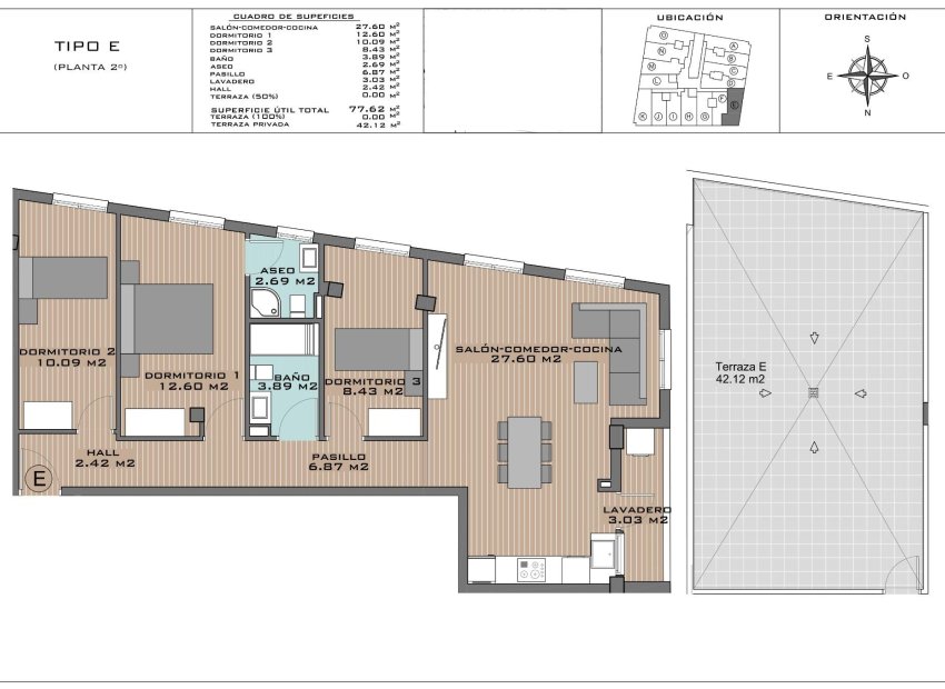 Nieuwbouw Woningen - Penthouse -
Algorfa - Pueblo