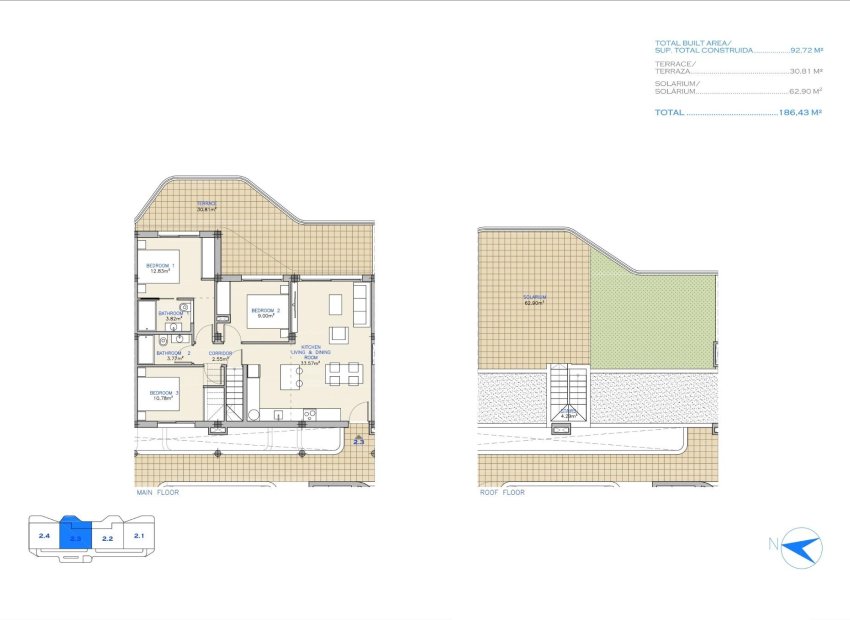 Nieuwbouw Woningen - Penthouse -
Los Alcazares - Serena Golf