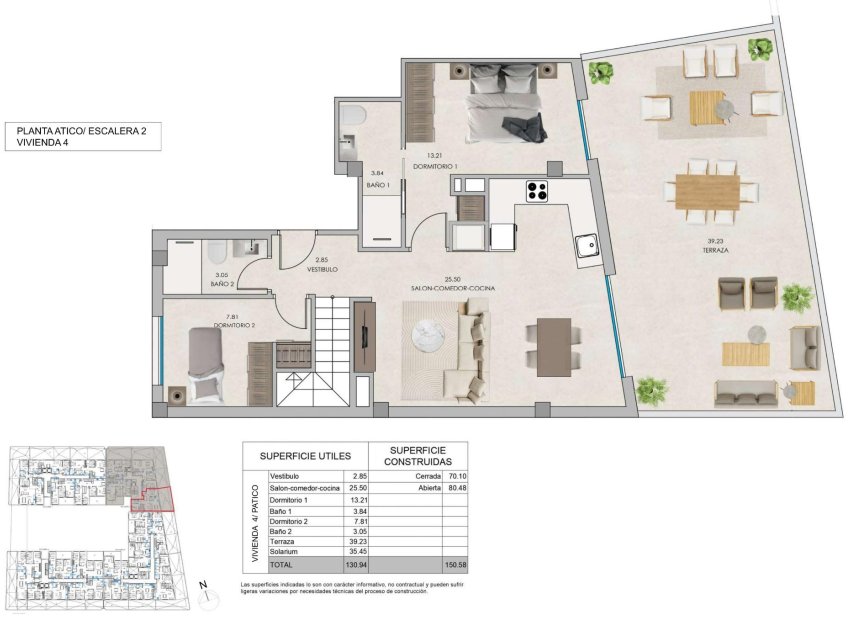 Nieuwbouw Woningen - Penthouse -
Santa Pola - Eroski