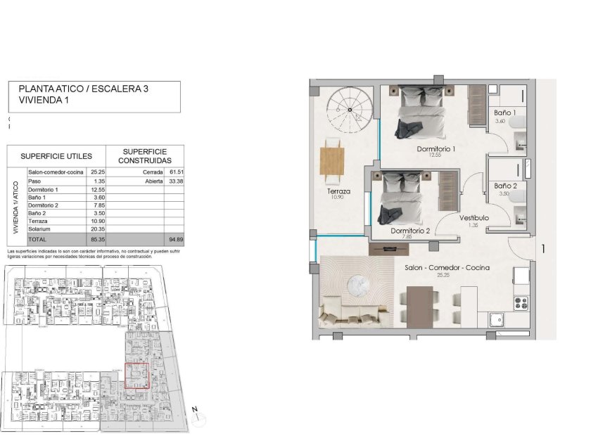 Nieuwbouw Woningen - Penthouse -
Santa Pola - Estacion de autobuses