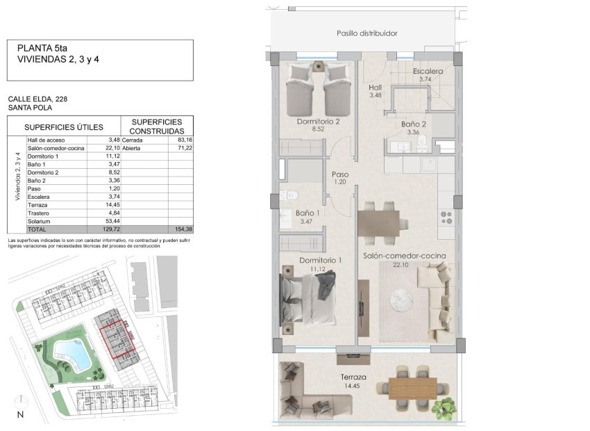 Nieuwbouw Woningen - Penthouse -
Santa Pola - Tamarit