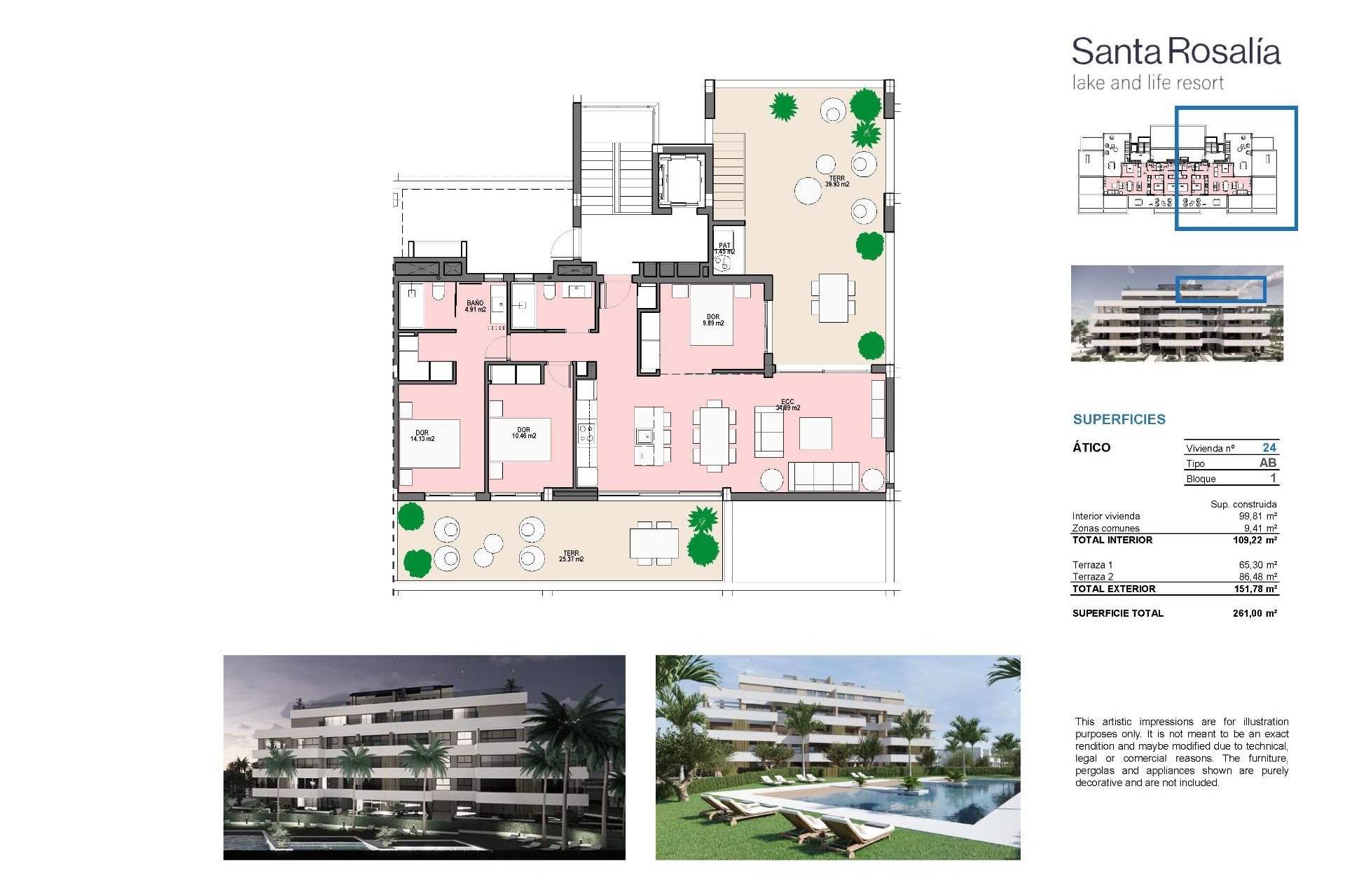 Nieuwbouw Woningen - Penthouse -
Torre Pacheco - Santa Rosalía