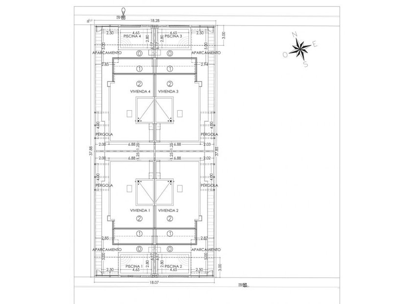 Nieuwbouw Woningen - Quad Woning -
San Pedro del Pinatar - San Pedro Del Pinatar