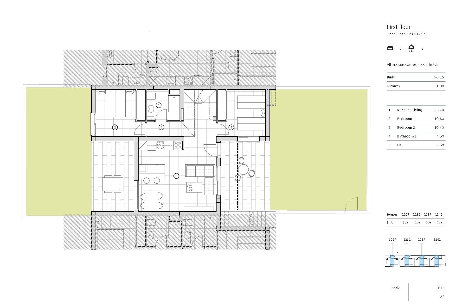 Nieuwbouw Woningen - Rijwoning -
Algorfa - La Finca Golf