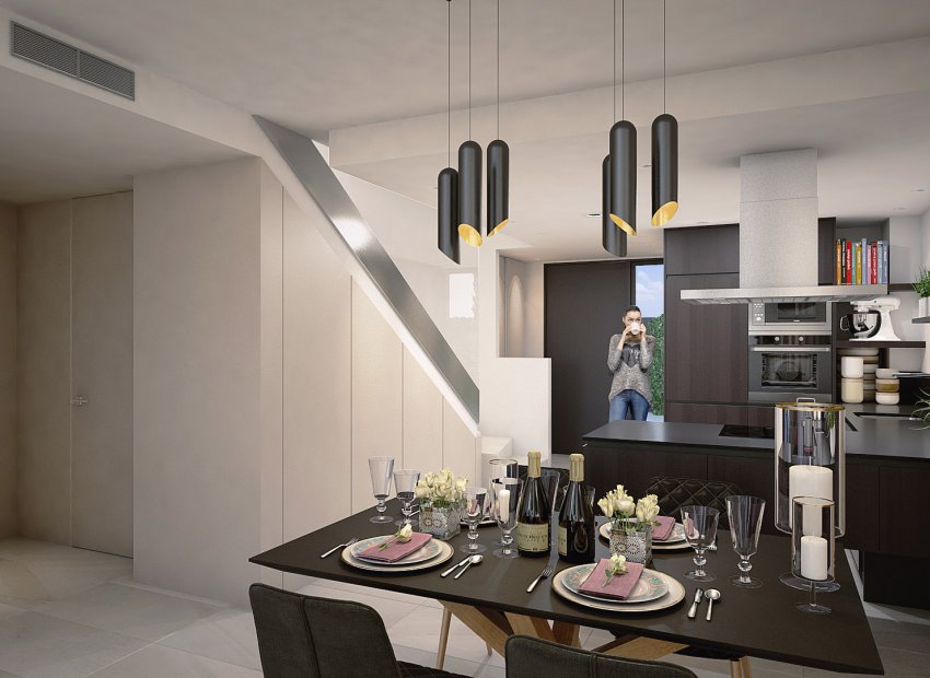 Nieuwbouw Woningen - Rijwoning -
Algorfa - La Finca Golf