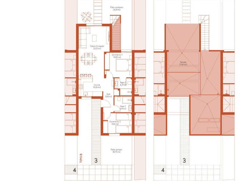 Nieuwbouw Woningen - Rijwoning -
Banos y Mendigo - Altaona Golf