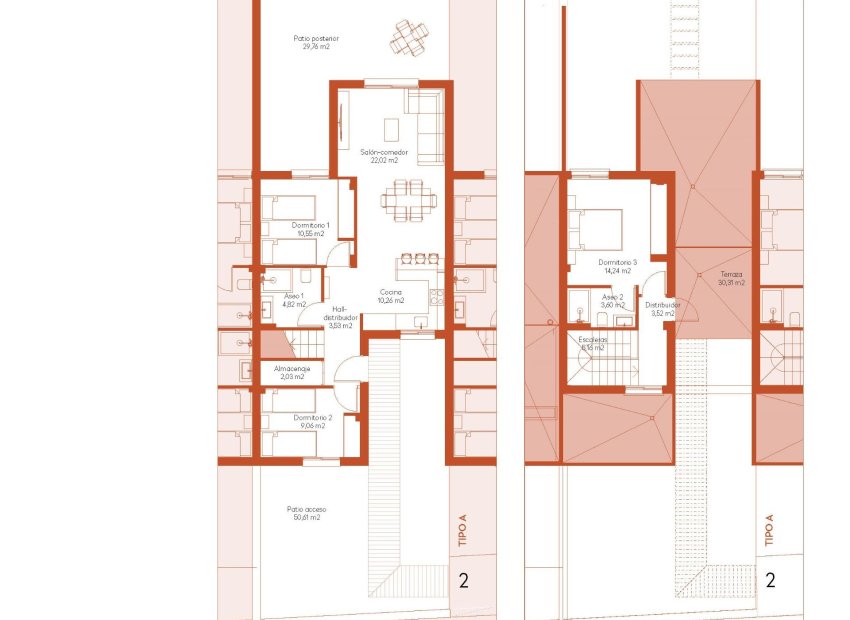 Nieuwbouw Woningen - Rijwoning -
Banos y Mendigo - Altaona Golf