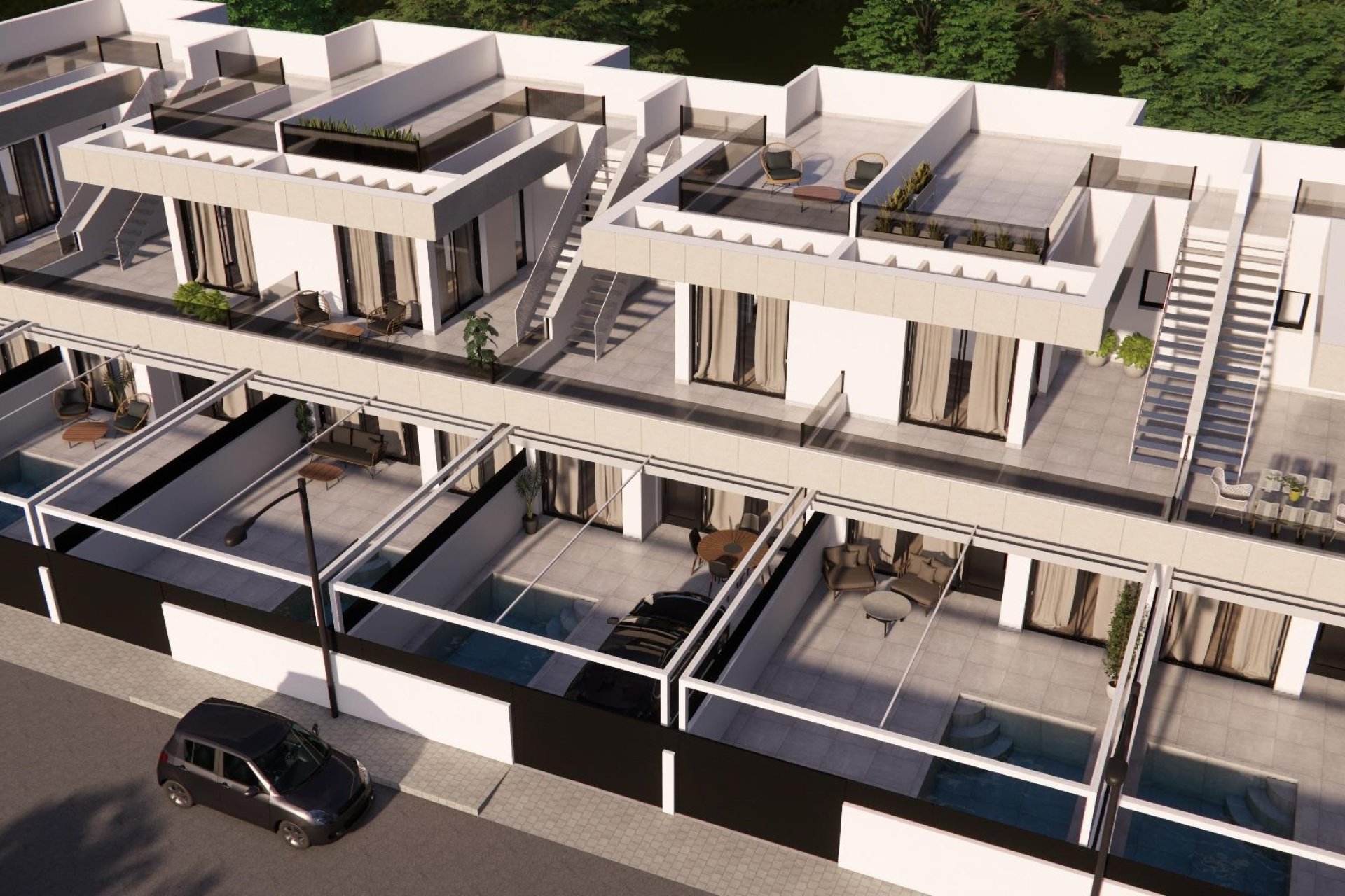 Nieuwbouw Woningen - Rijwoning -
Ciudad Quesada - Rojales - Pueblo