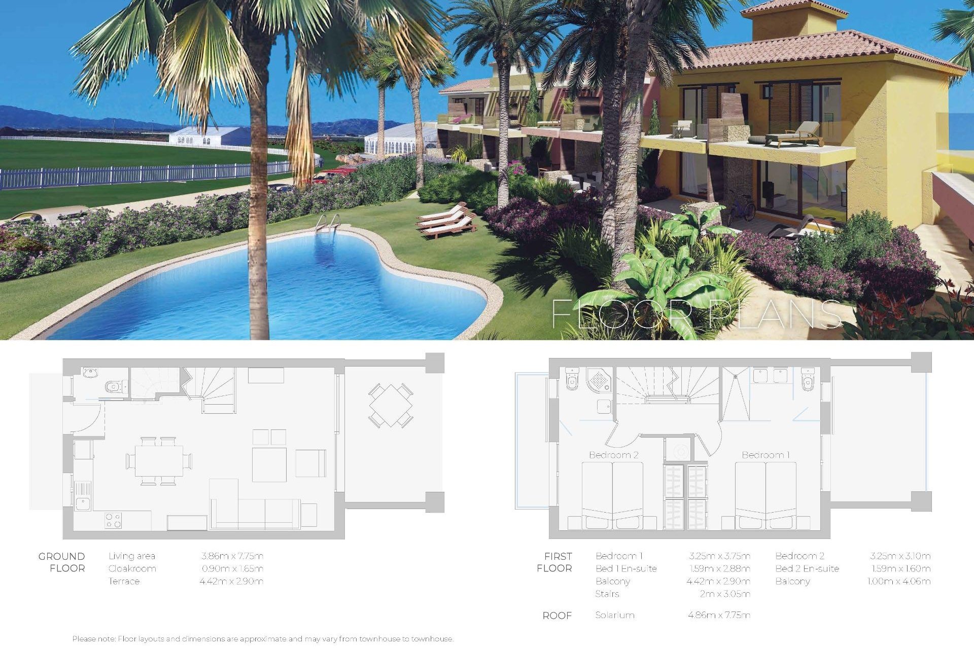 Nieuwbouw Woningen - Rijwoning -
Cuevas Del Almanzora - Desert Springs Golf Club