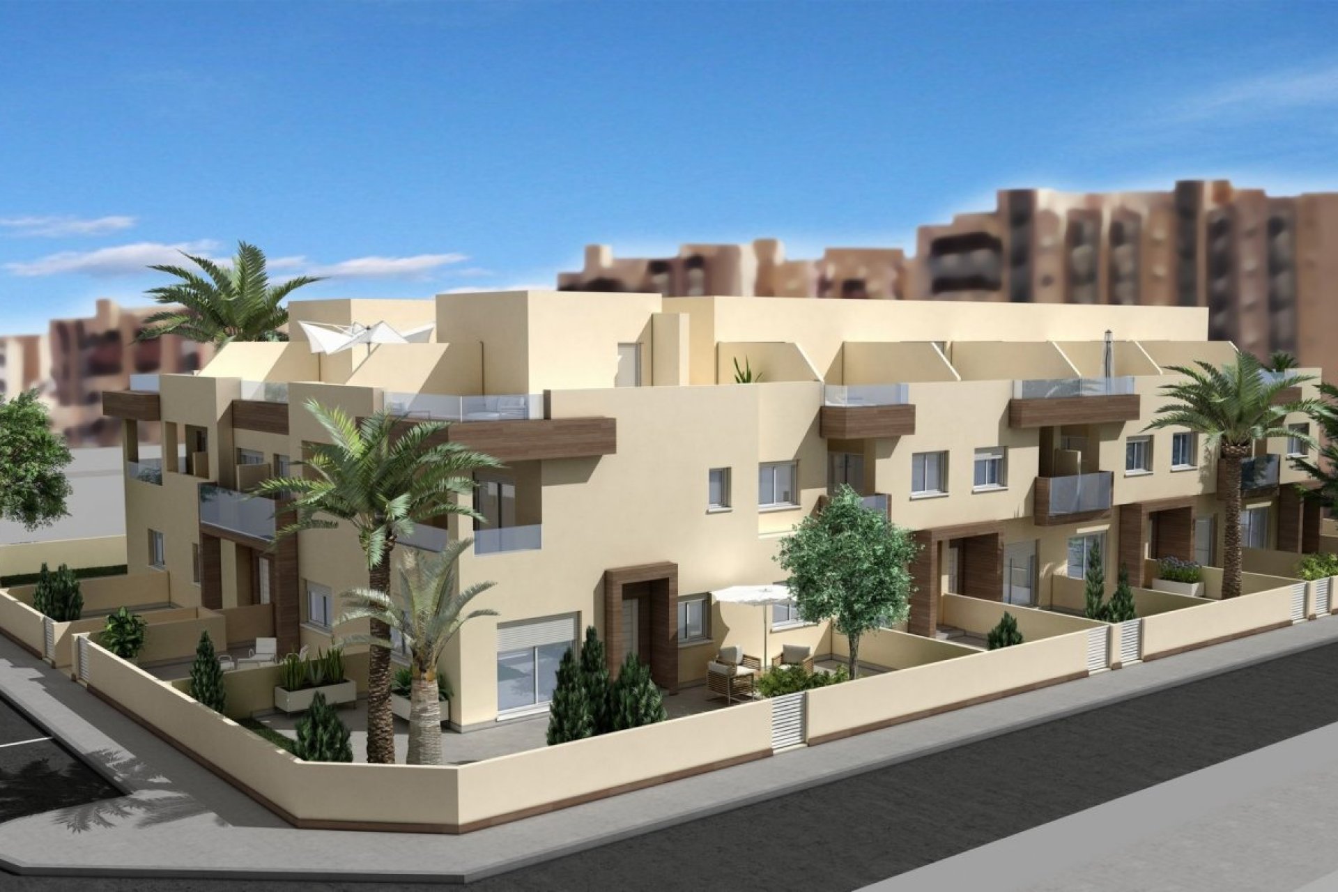 Nieuwbouw Woningen - Rijwoning -
La Manga del Mar Menor - La Manga