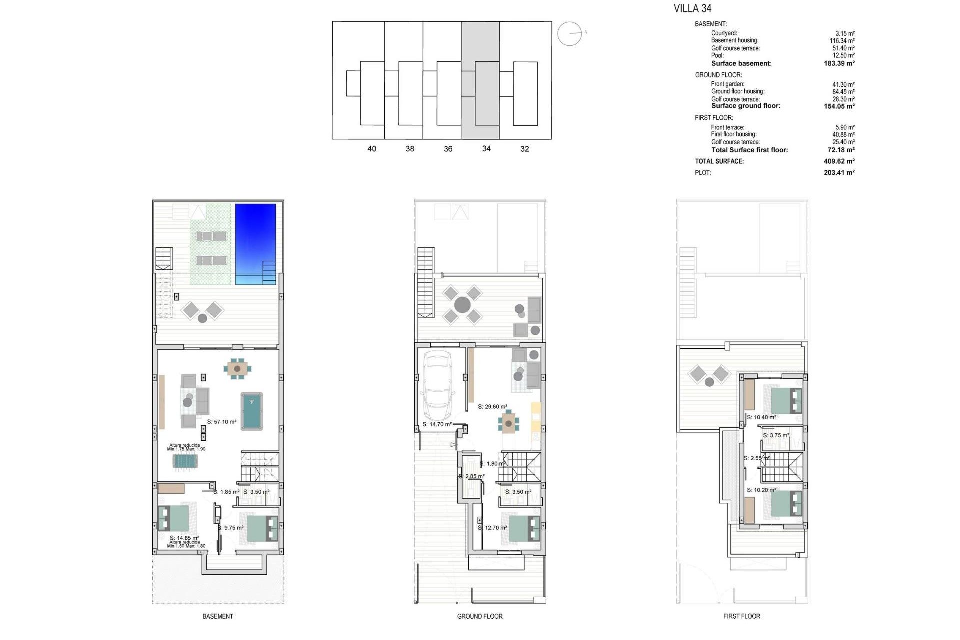 Nieuwbouw Woningen - Rijwoning -
Los Alcazares - Serena Golf