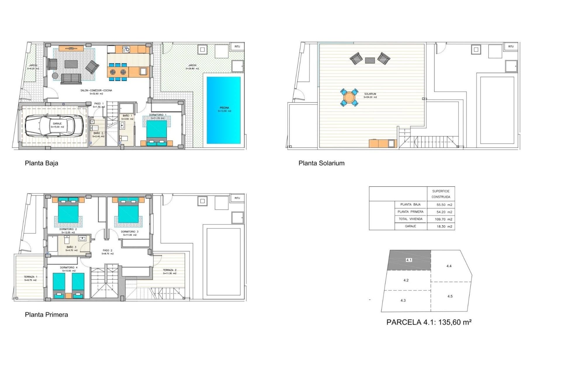 Nieuwbouw Woningen - Rijwoning -
Los Belones - Centro