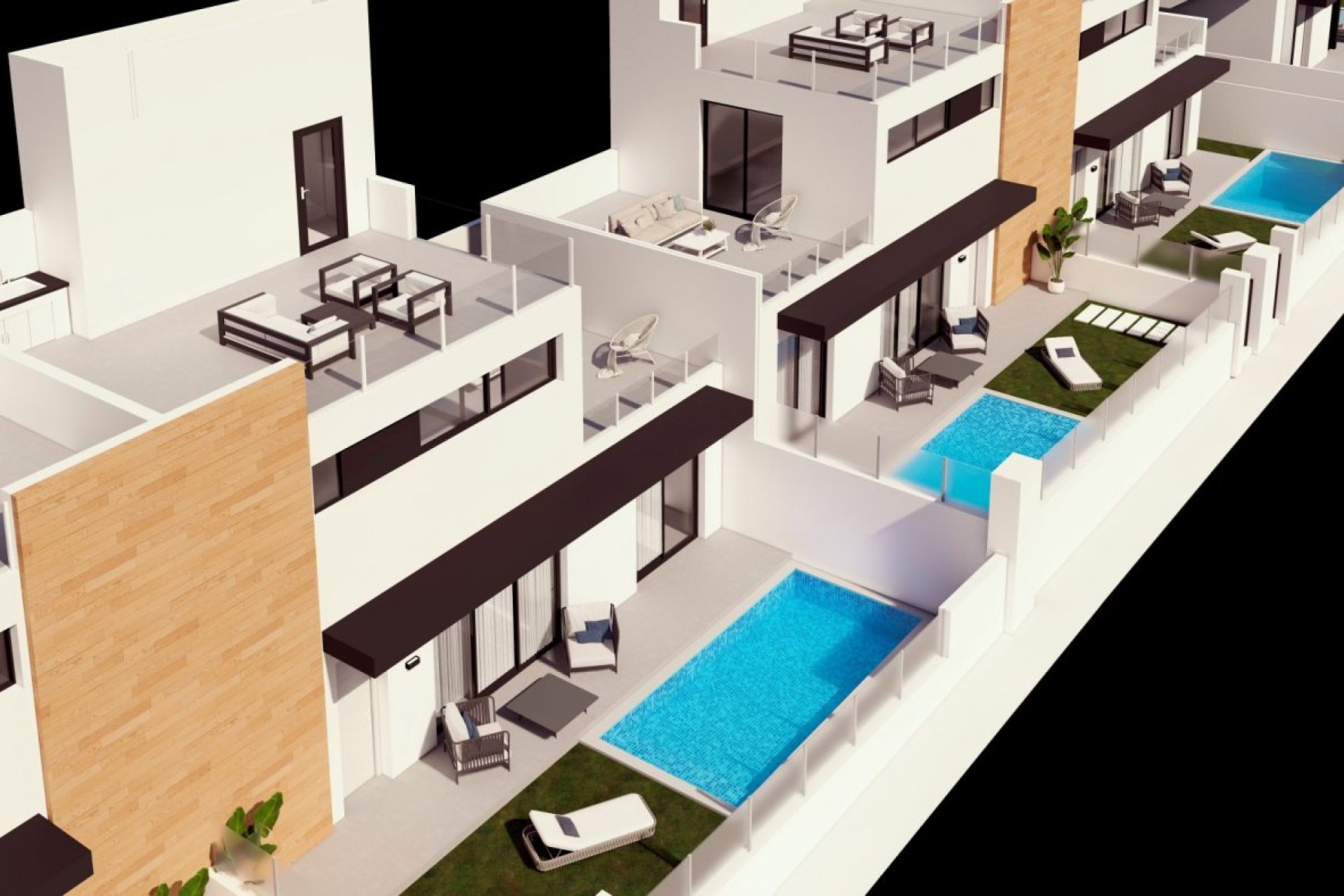 Nieuwbouw Woningen - Rijwoning -
Orihuela Costa - Las Filipinas