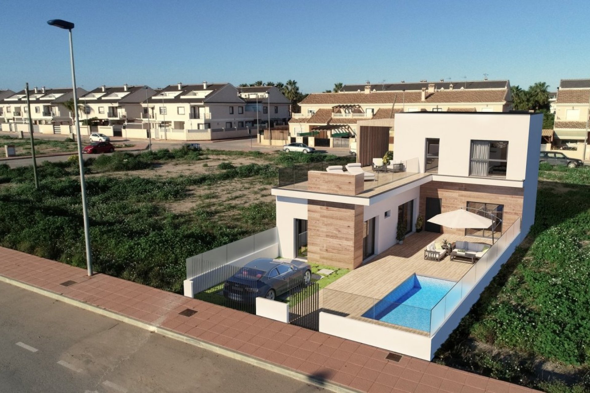 Nieuwbouw Woningen - Rijwoning -
San Javier - Parque del doce