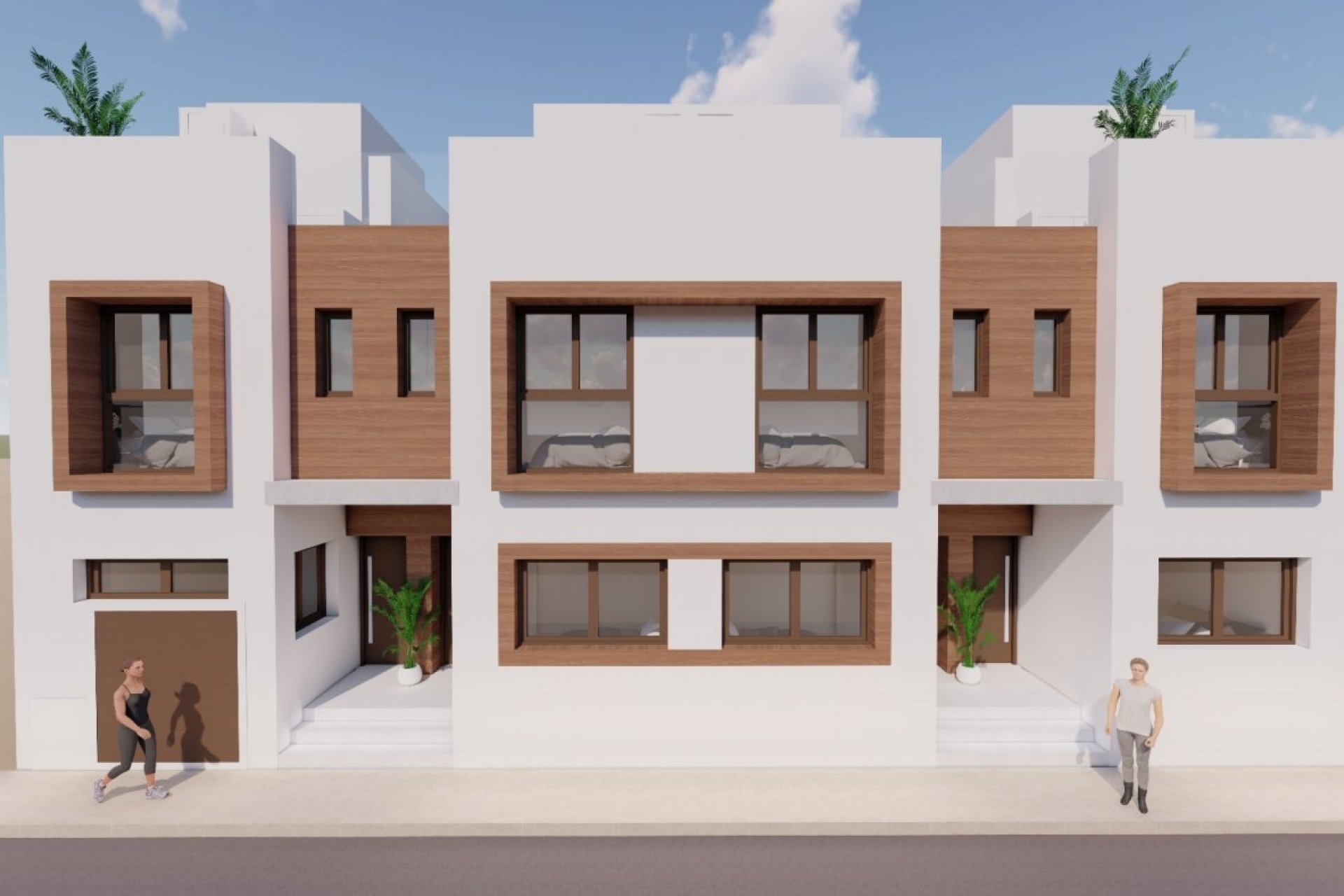 Nieuwbouw Woningen - Rijwoning -
San Javier - pueblo