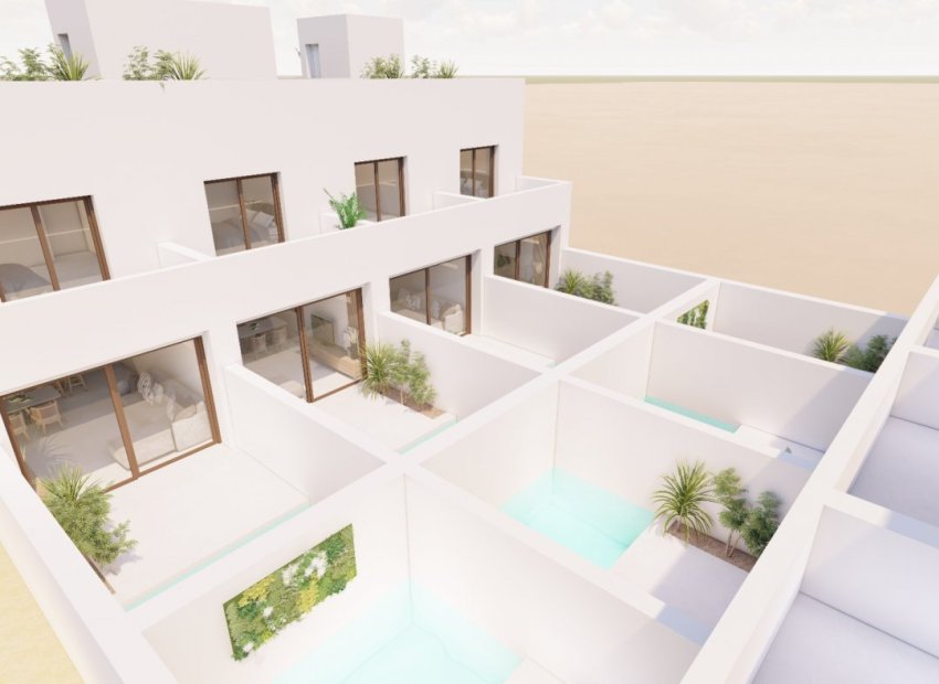 Nieuwbouw Woningen - Rijwoning -
San Javier - pueblo