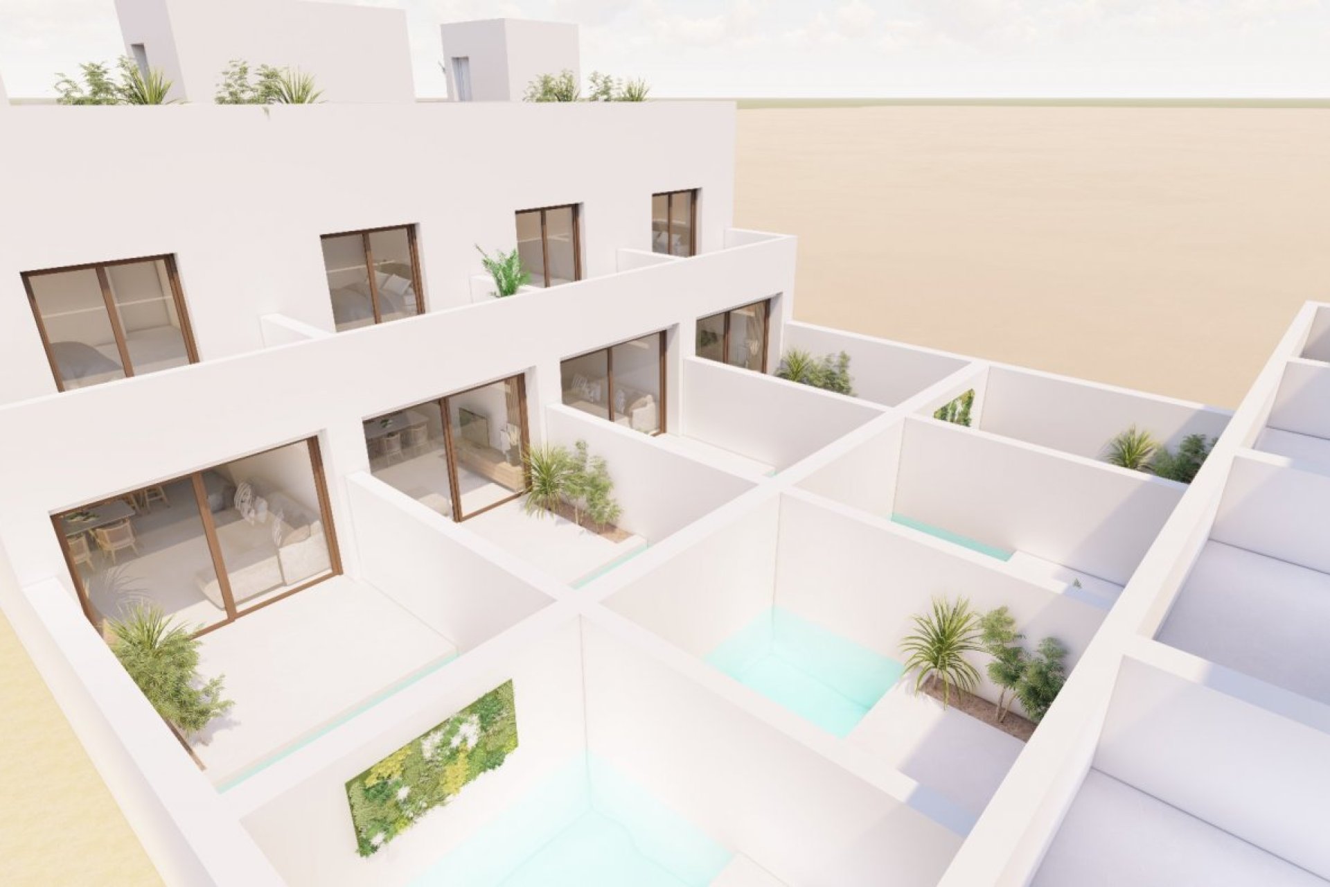 Nieuwbouw Woningen - Rijwoning -
San Javier - pueblo