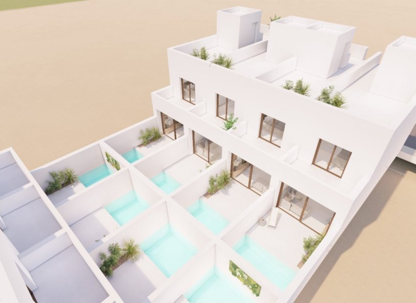 Nieuwbouw Woningen - Rijwoning -
San Javier - pueblo