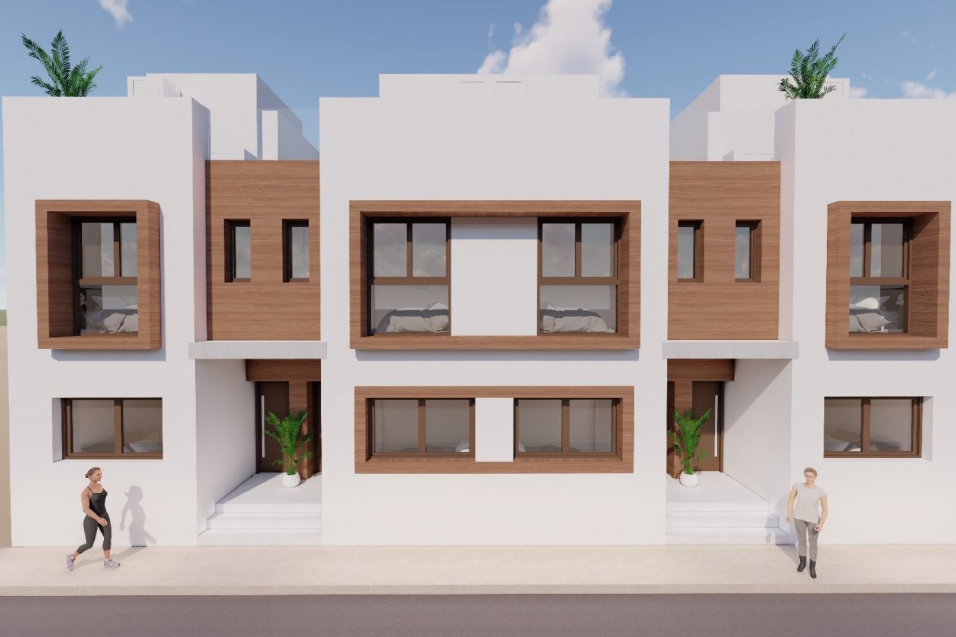 Nieuwbouw Woningen - Rijwoning -
San Javier - pueblo