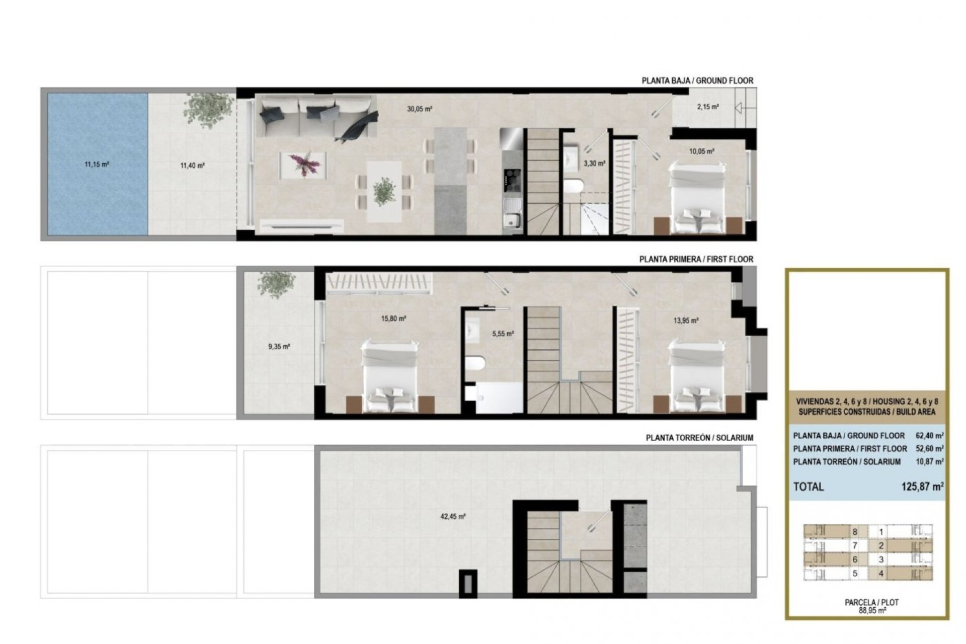 Nieuwbouw Woningen - Rijwoning -
San Javier - pueblo