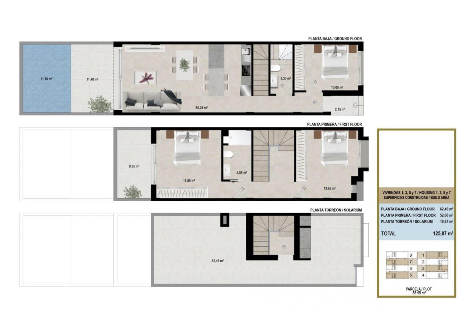 Nieuwbouw Woningen - Rijwoning -
San Javier - pueblo