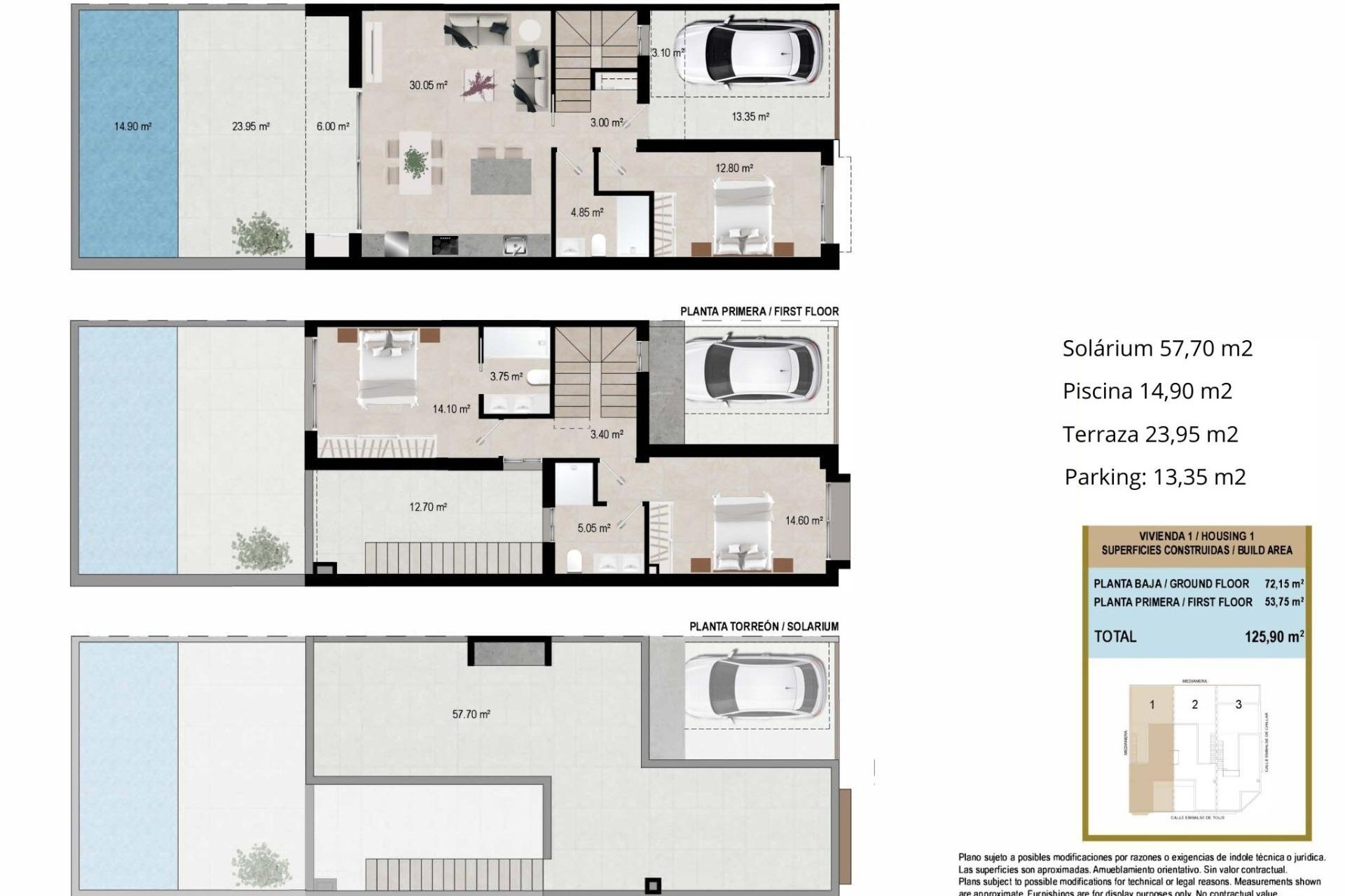 Nieuwbouw Woningen - Rijwoning -
San Javier - pueblo