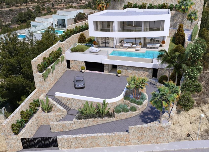 Nieuwbouw Woningen - Villa -
Calpe - Empedrola