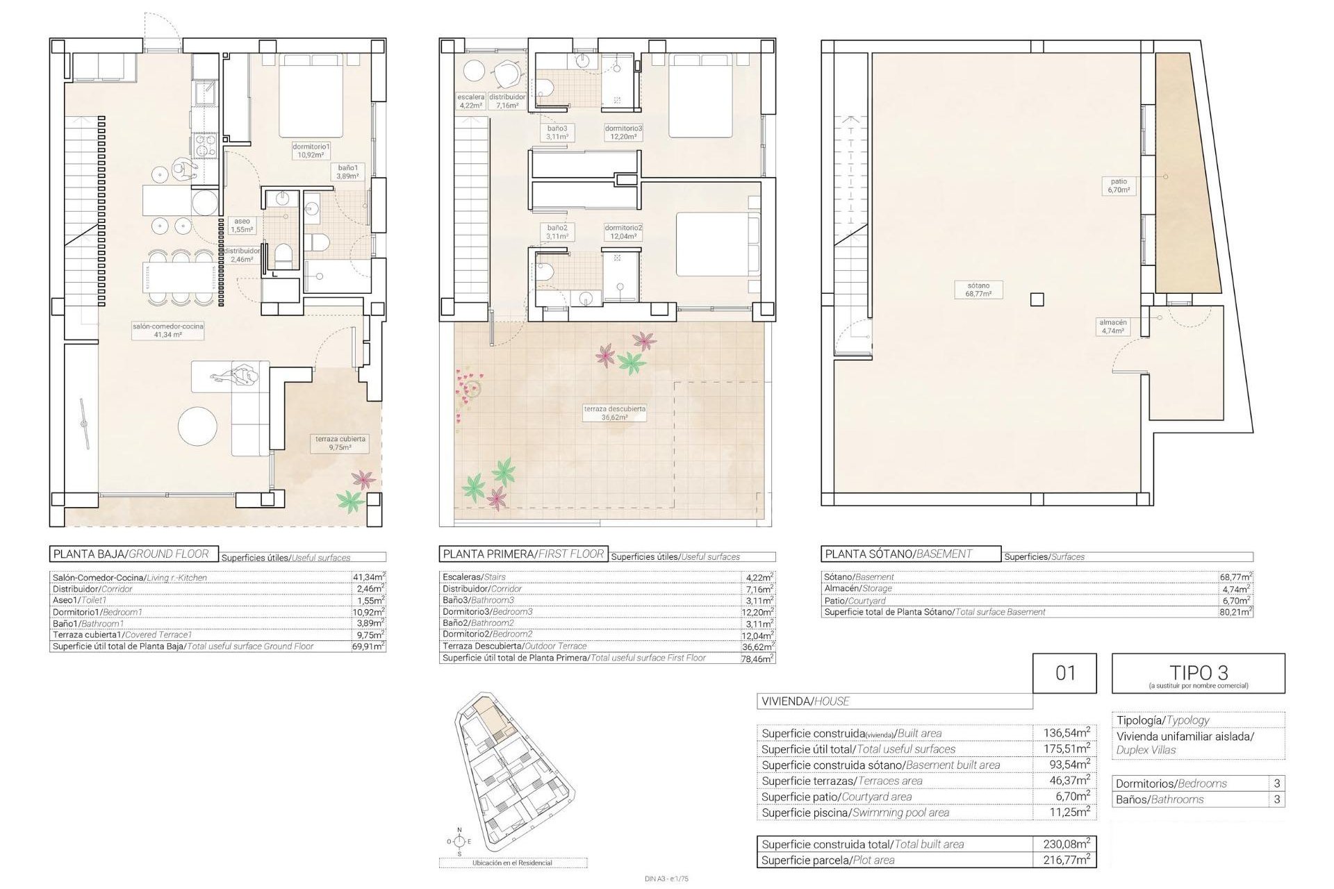 Nieuwbouw Woningen - Villa -
Hondón de las Nieves - Centro