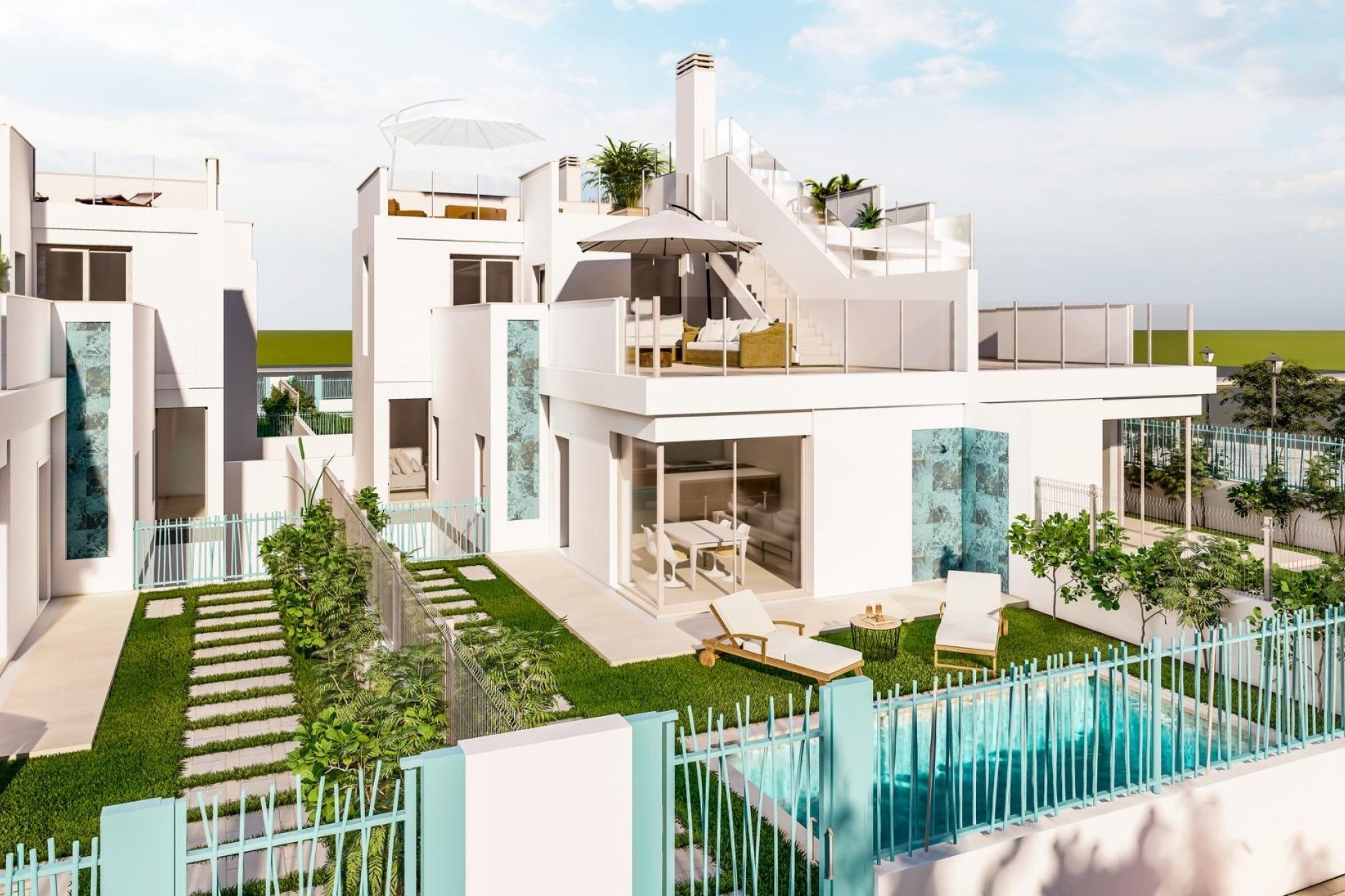 Nieuwbouw Woningen - Villa -
Los Alcazares - Torre del Rame