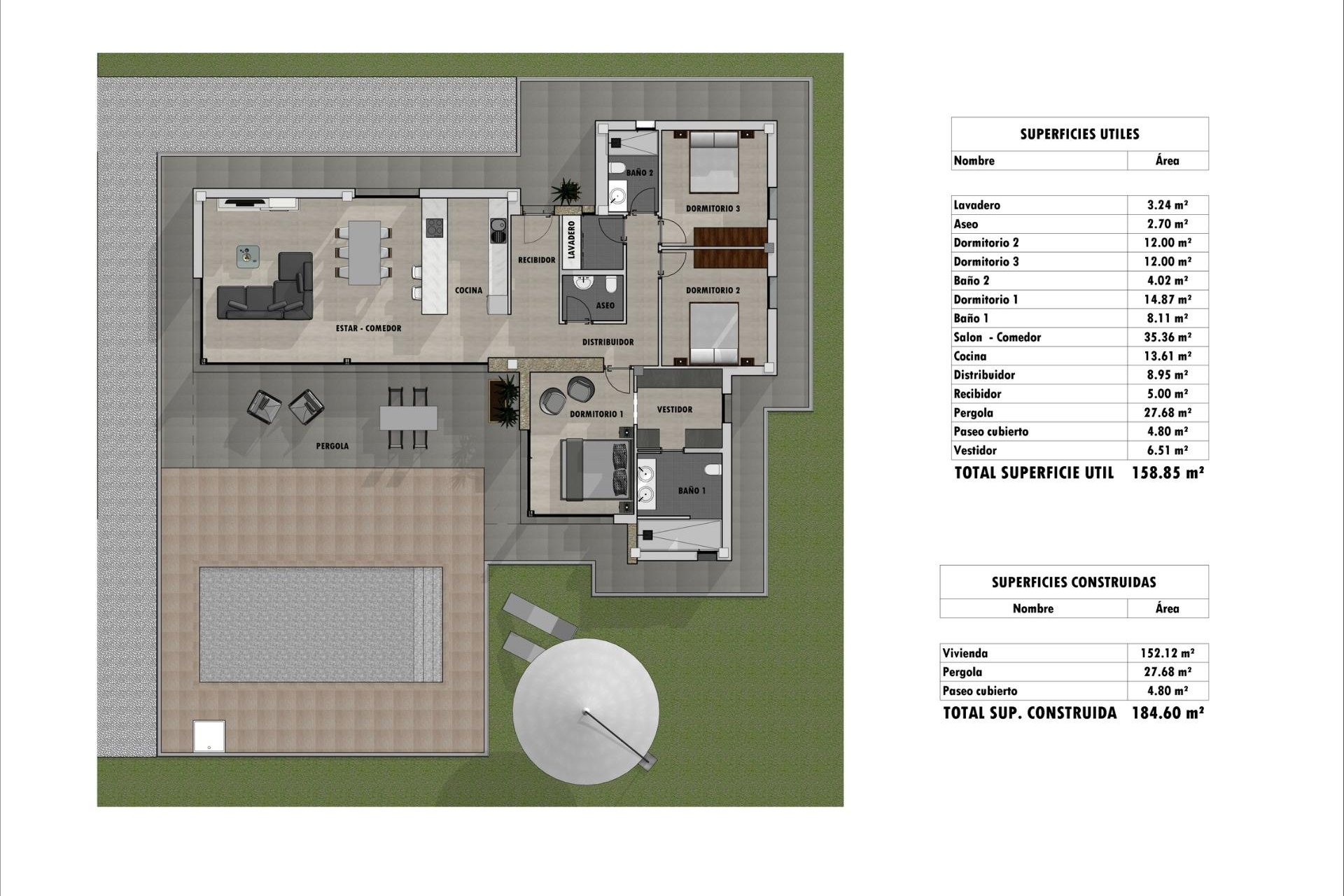 Nieuwbouw Woningen - Villa -
Pinoso - Pinoso - El Pinós