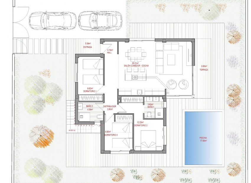 Nieuwbouw Woningen - Villa -
Polop - Alberca