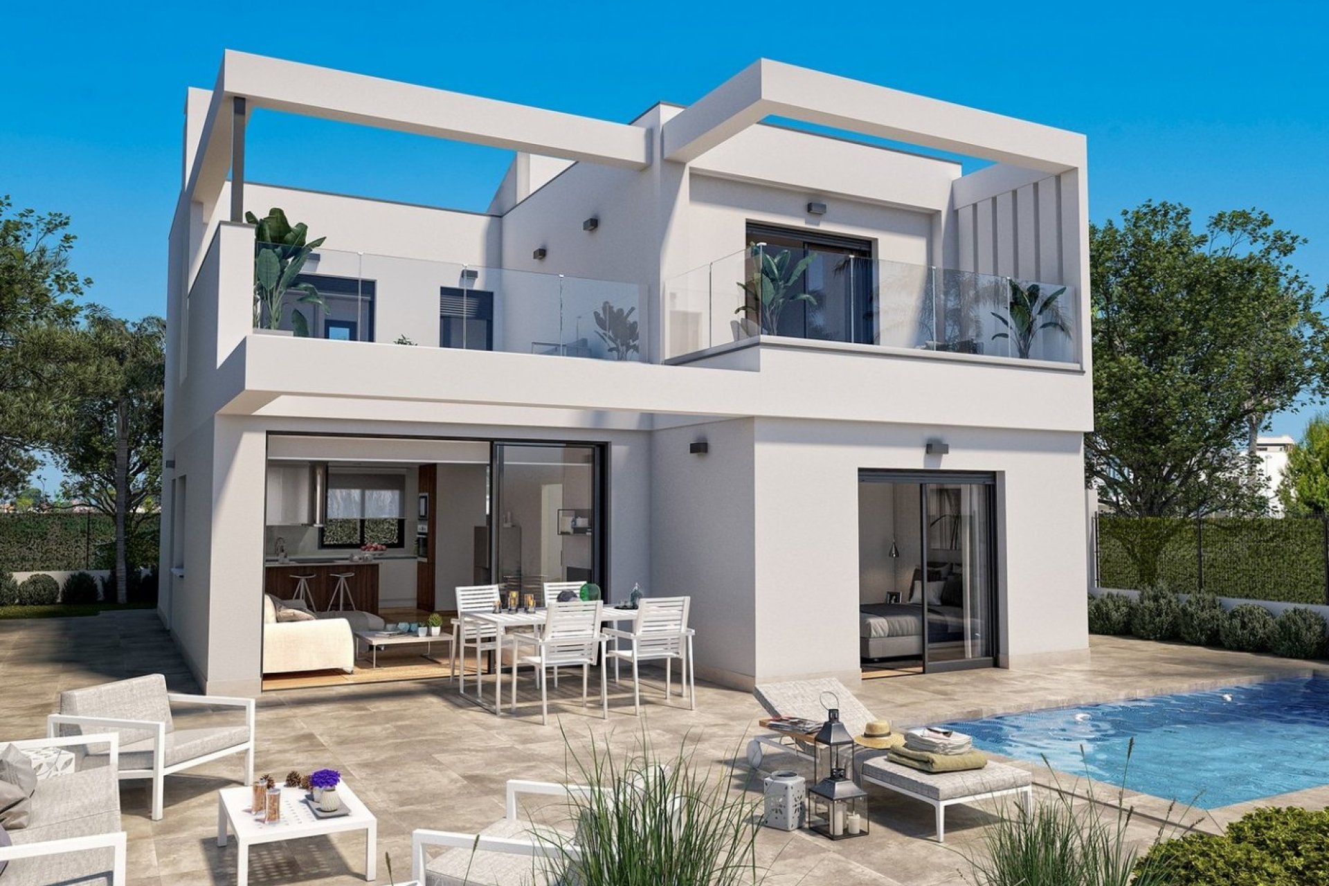 Nieuwbouw Woningen - Villa -
San Javier - Roda Golf