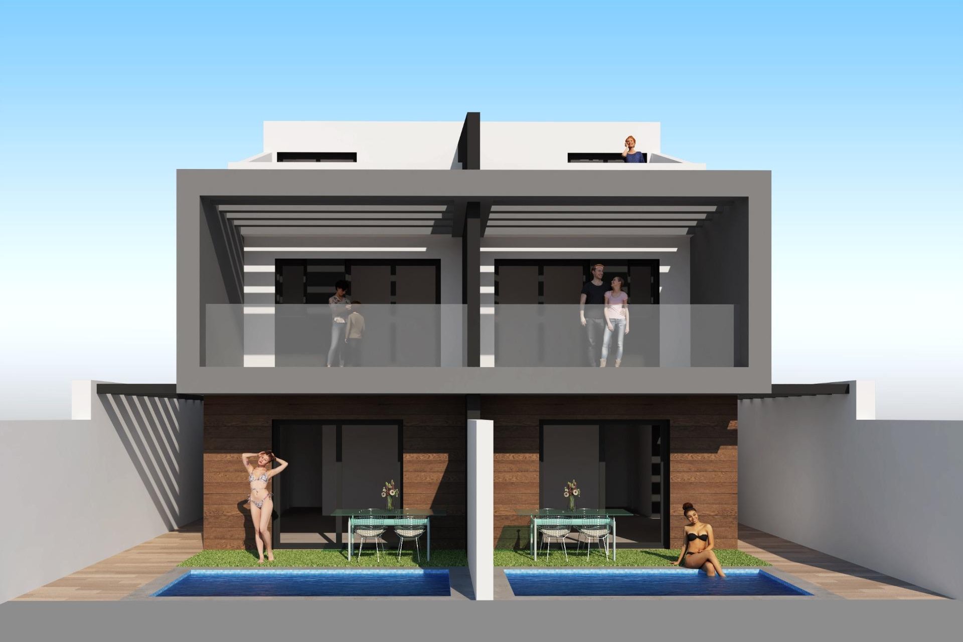 Nieuwbouw Woningen - Villa -
San Javier - Santiago De La Ribera