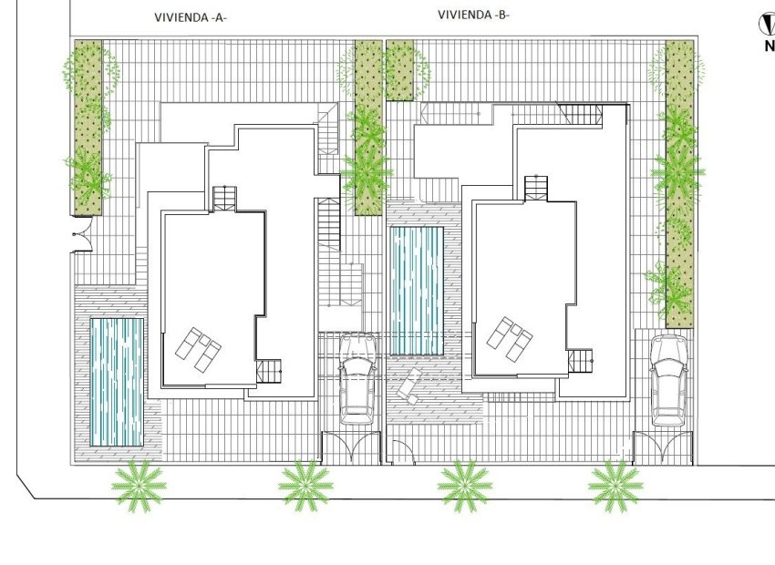 Nieuwbouw Woningen - Villa -
Torrevieja - La Mata Pueblo