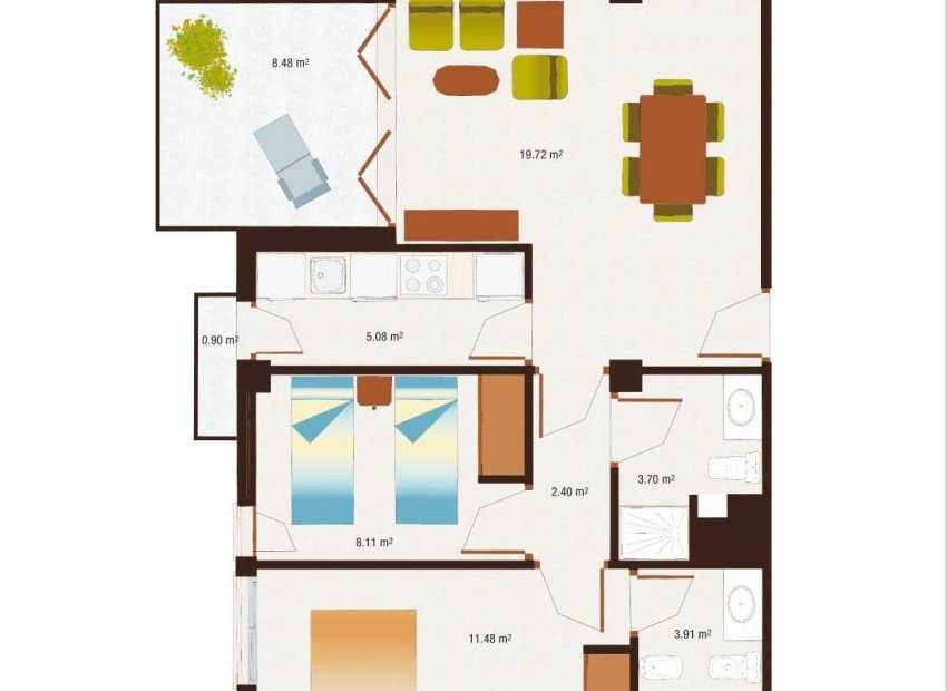 Nouvelle construction - Appartement -
Archena - Villanueva del Rio Segura