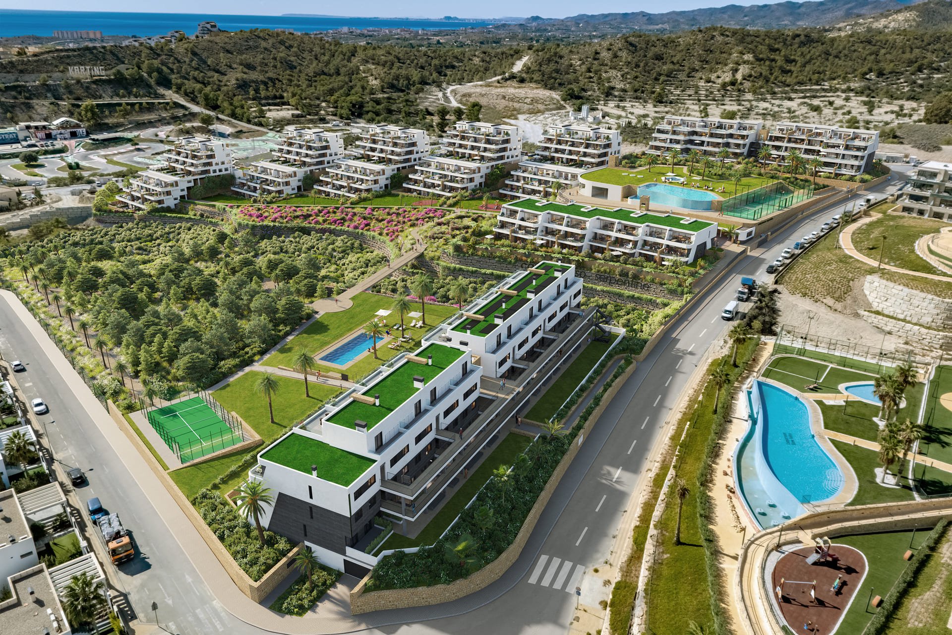 Nouvelle construction - Appartement au rez-de-chaussée -
Finestrat