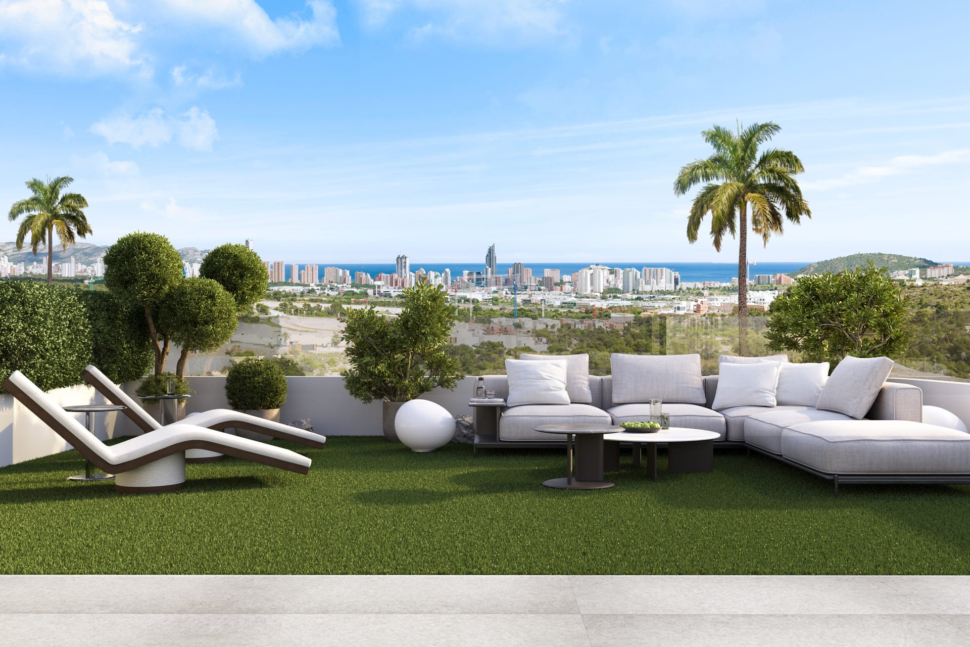 Nouvelle construction - Appartement au rez-de-chaussée -
Finestrat