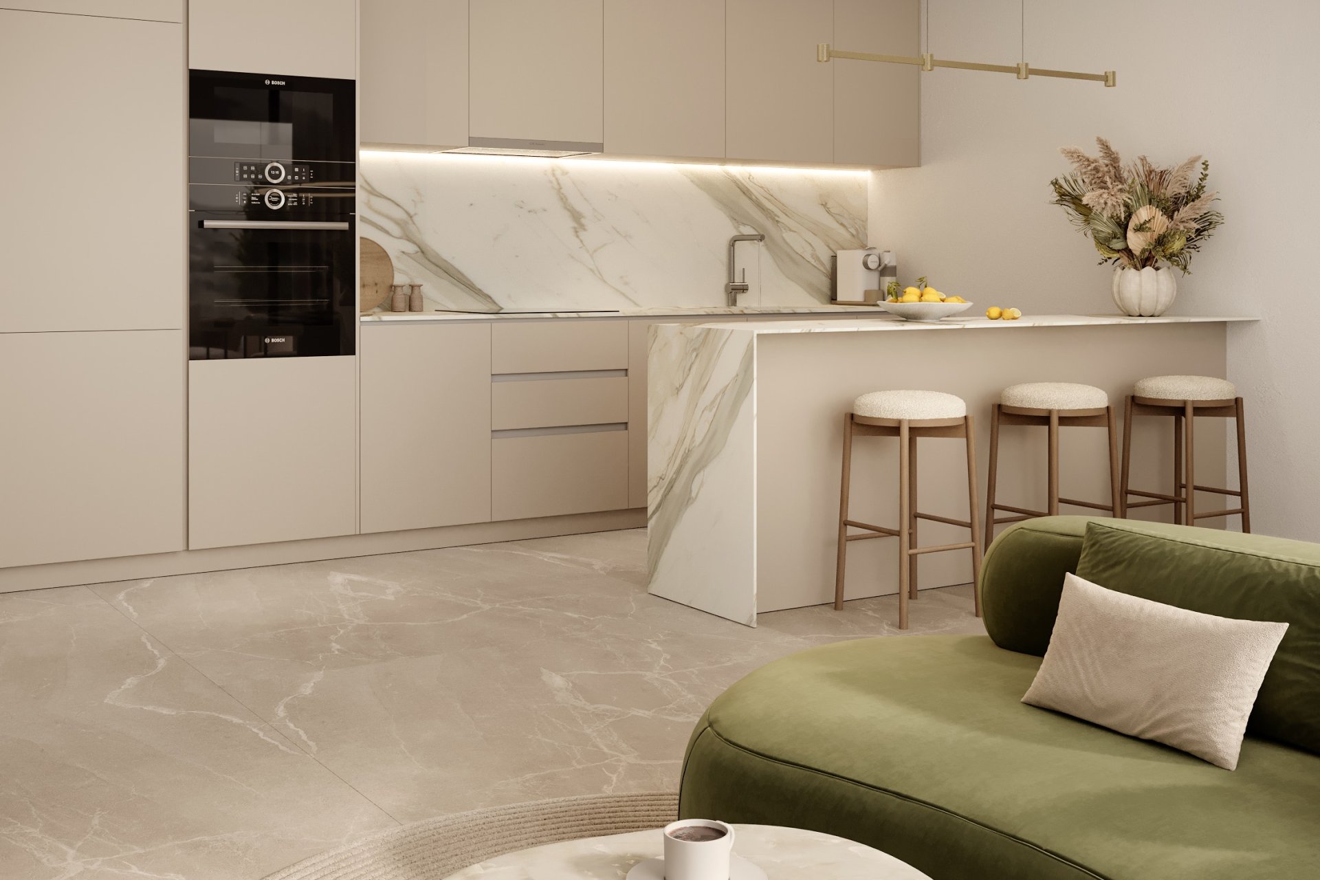 Nouvelle construction - Appartement au rez-de-chaussée -
Finestrat