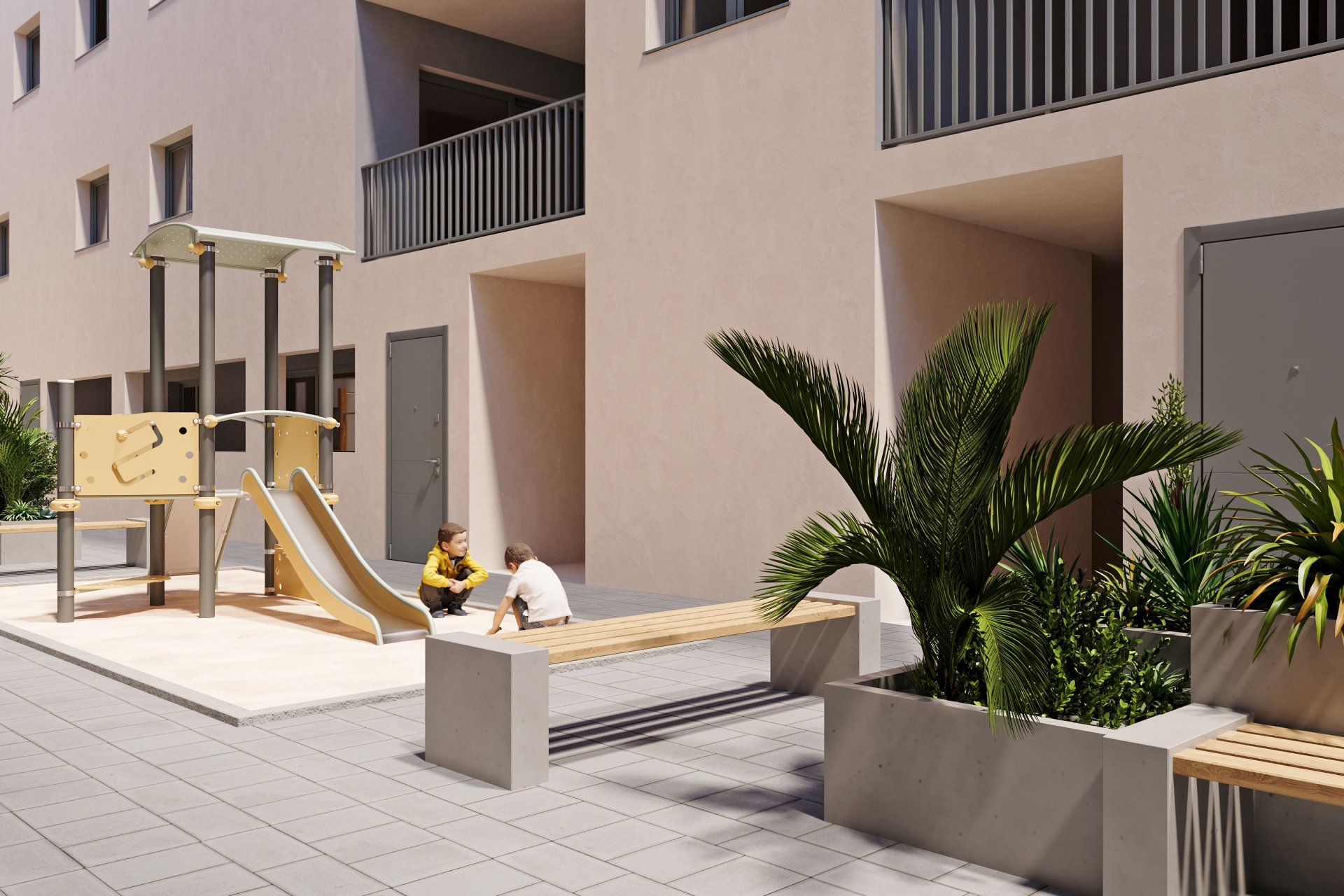 Nouvelle construction - Appartement au rez-de-chaussée -
San Miguel de Salinas