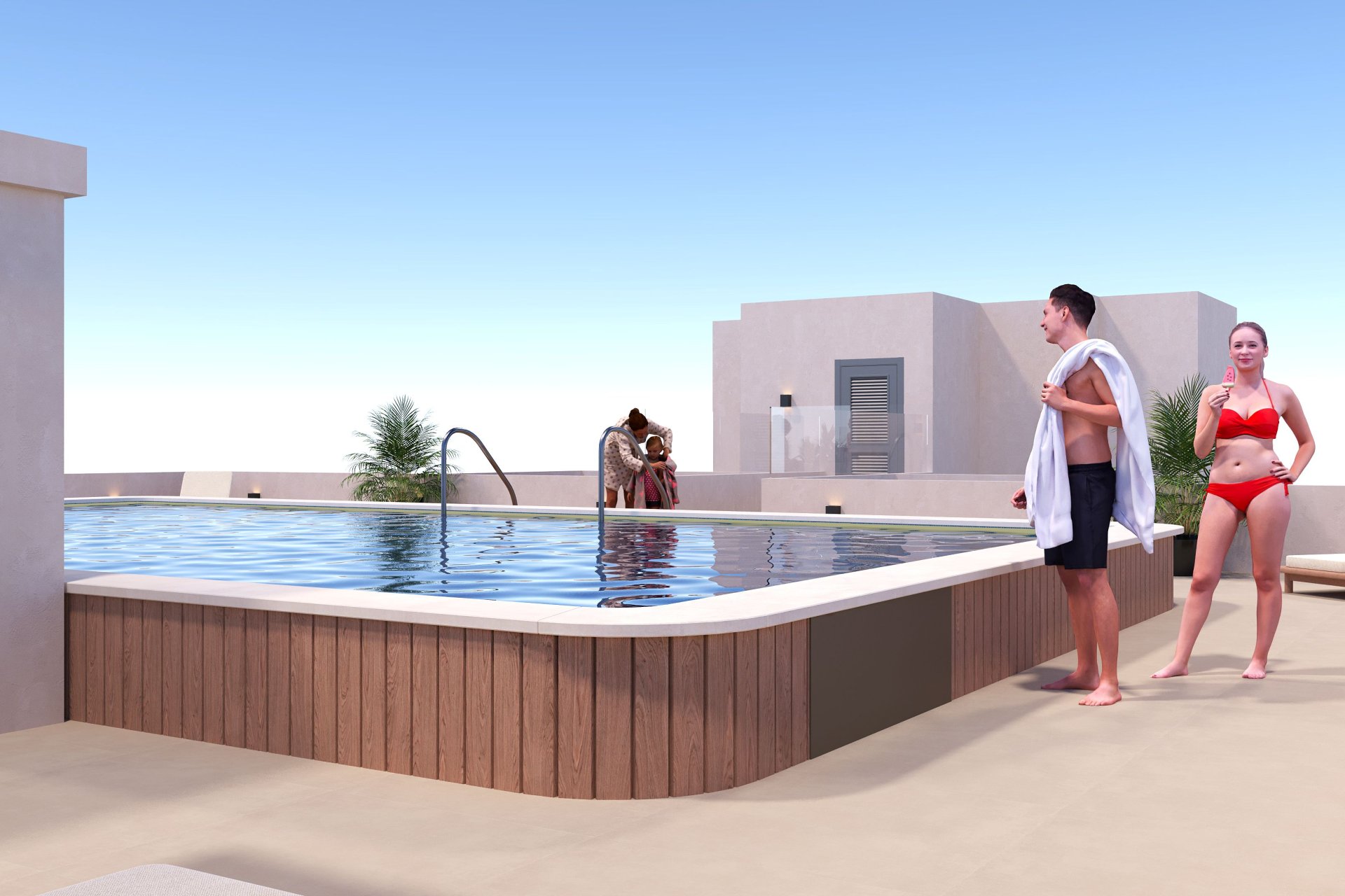 Nouvelle construction - Appartement au rez-de-chaussée -
San Miguel de Salinas